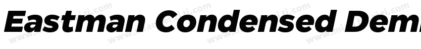 Eastman Condensed DemiBold字体转换